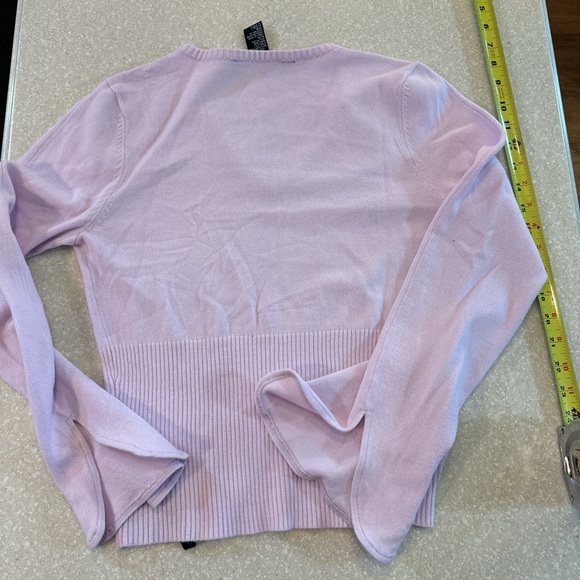 Echo Red V-Neck  Sweater Womens XL Pink - Picture 7 of 7